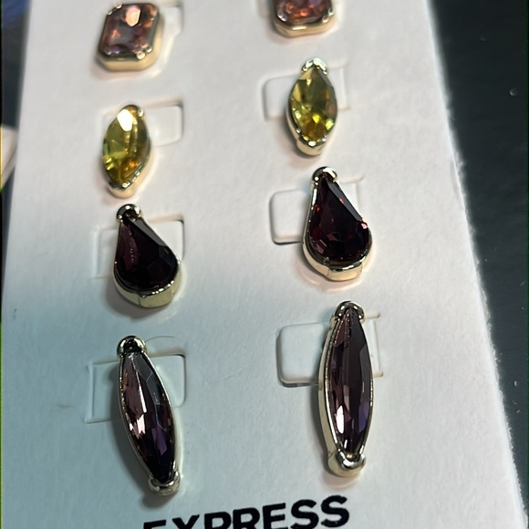EXPRESS NEW ON CARD EARRING LOT OVER $90 retail value! - Picture 13 of 14